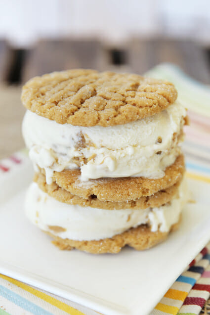 Peanut Butter ice Cream Sandwich
