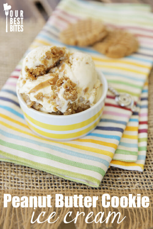 Yummy Peanut Butter Cookie Ice Cream from Our Best Bites