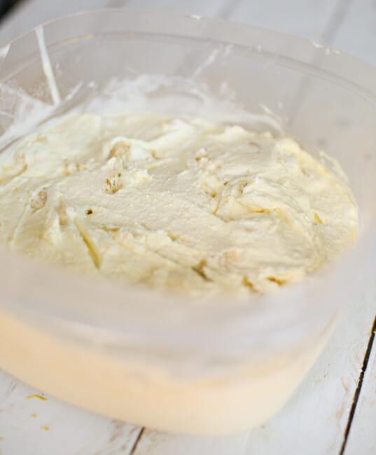 frozen lemon custard