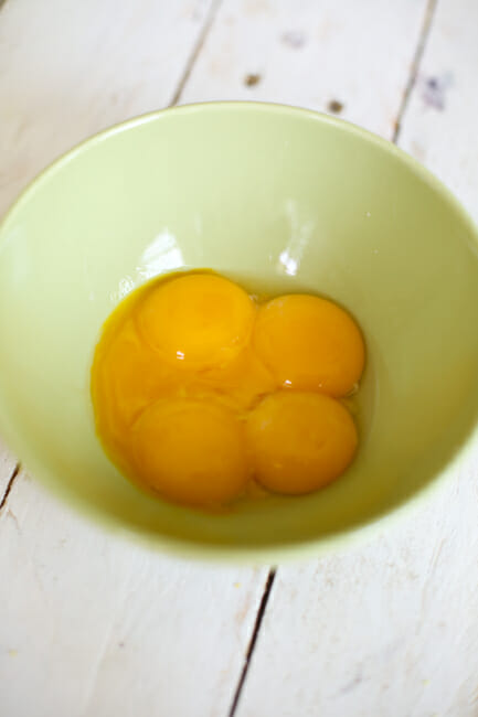 frozen lemon custard egg yolks