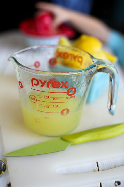 frozen lemon custard lemon juice