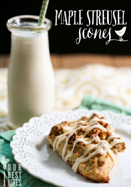 Maple Streusel Scones by Our Best Bites