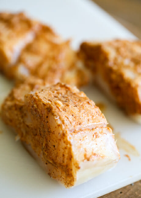 seasoned cod for fish tacos