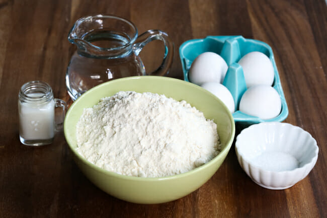 homemade egg noodles ingredients