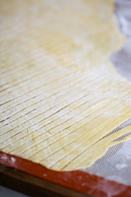 homemade egg noodles