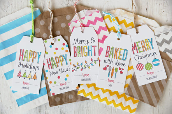 Free Holiday Printable Tags from Our Best Bites