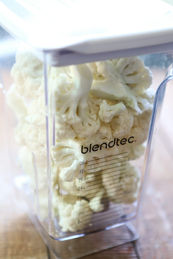 cauliflower in blender