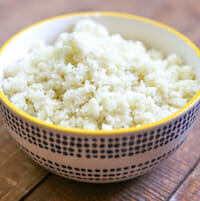 Cauliflower rice from Our Best Bites