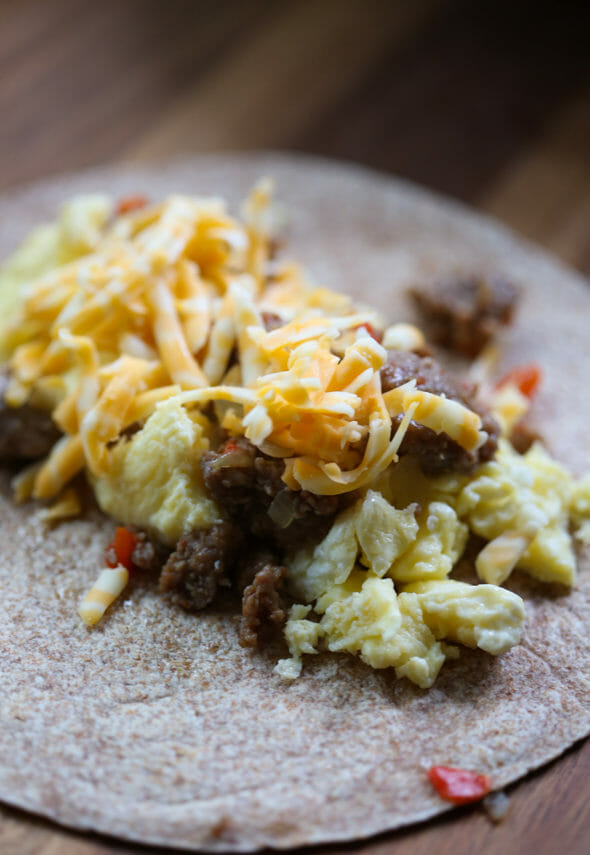 Freezer Breakfast Burritos from Our Best Bites