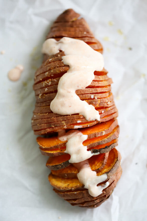 hassleback sweet potatoes