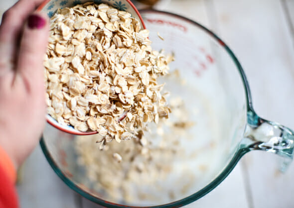 overnight raspberry almond refrigerator oatmeal-2