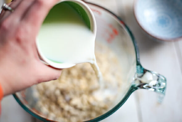 overnight raspberry almond refrigerator oatmeal-3