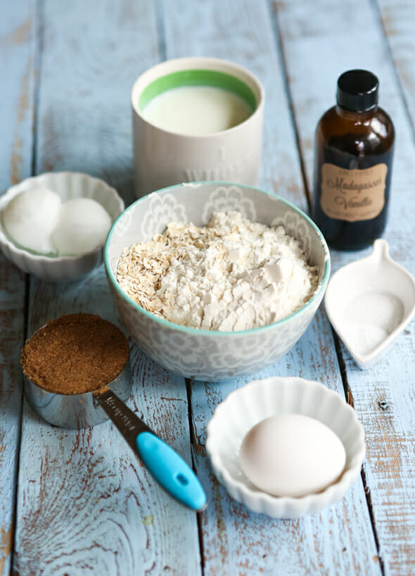 oatmeal pancakes ingredients