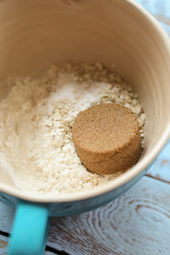 oatmeal pancakes dry ingredients brown sugar
