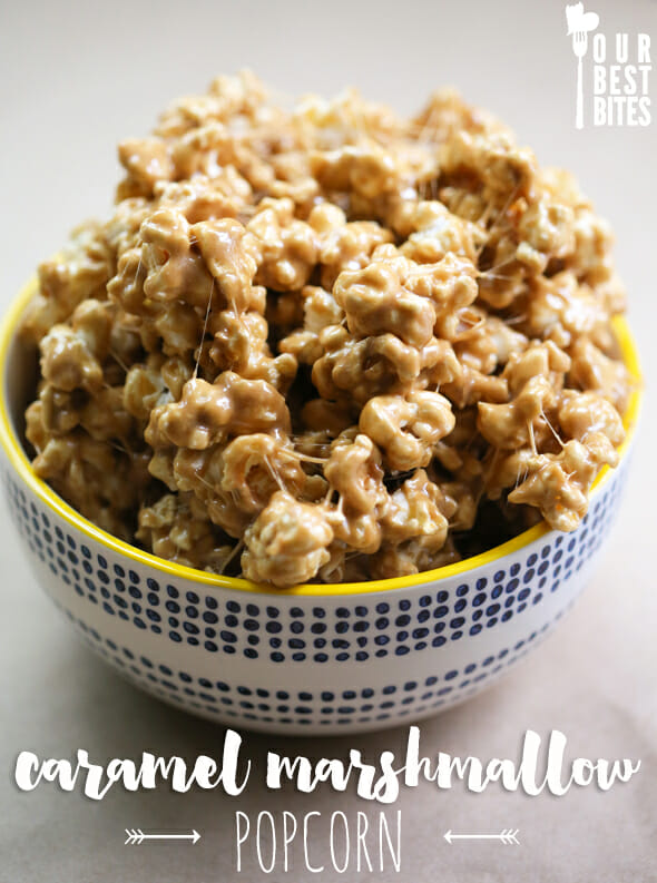 Caramel Marshmallow Popcorn from Our Best Bites