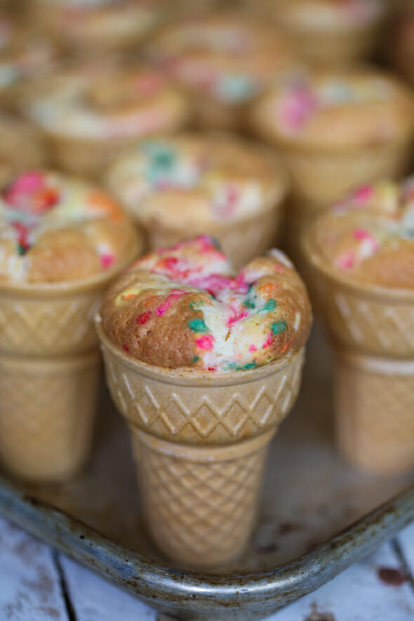 confetti cupcake cones-5