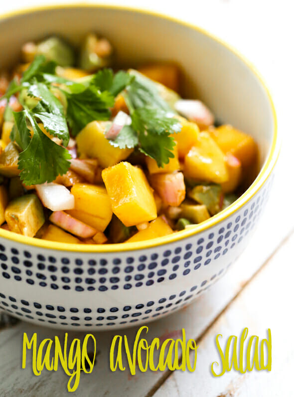 Avocado Mango Salad from Our Best Bites