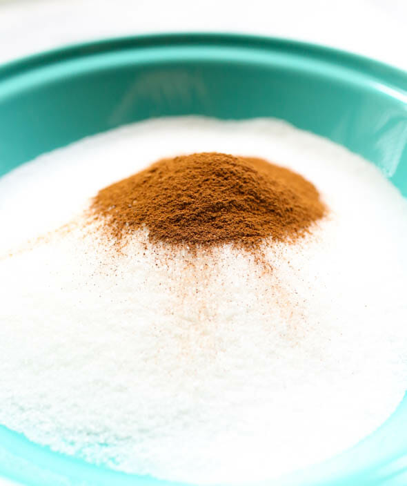 cinnamon and sugar