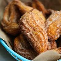 homemade churros square