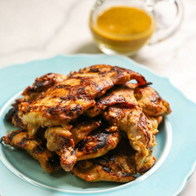 Maple Mustard Chicken Thighs