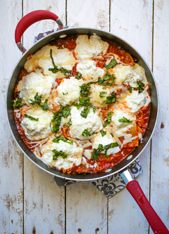 Skillet Lasagna from Our Best Bites