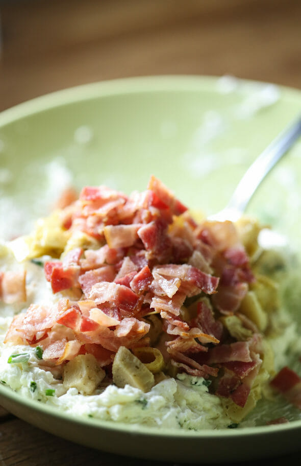garlic artichoke stuffed mushrooms_bacon