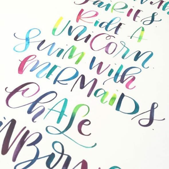 how to start in hand lettering