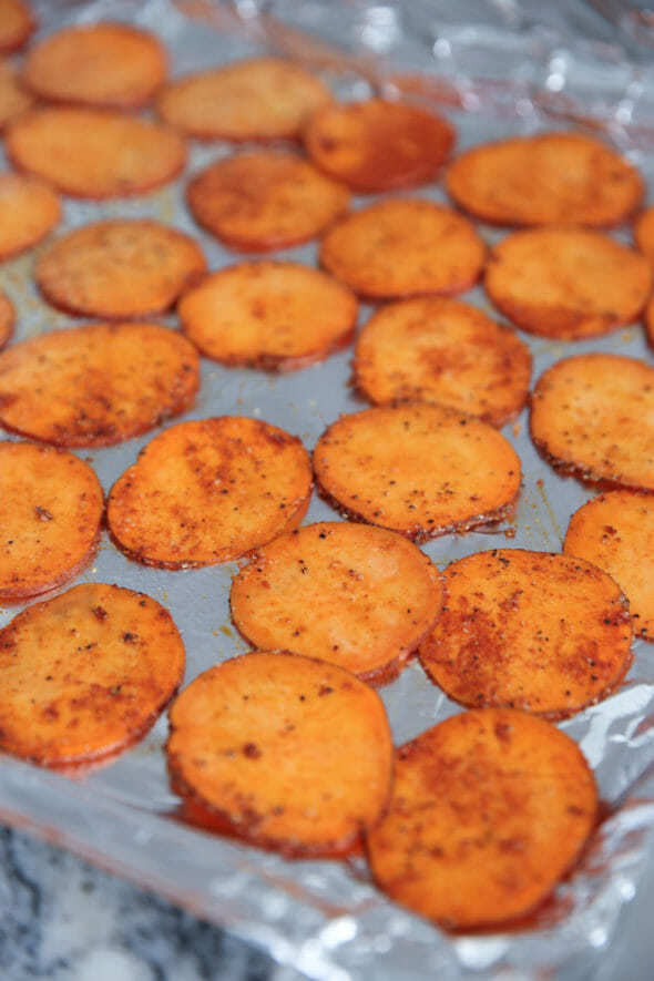Baked Sweet Potato Chips