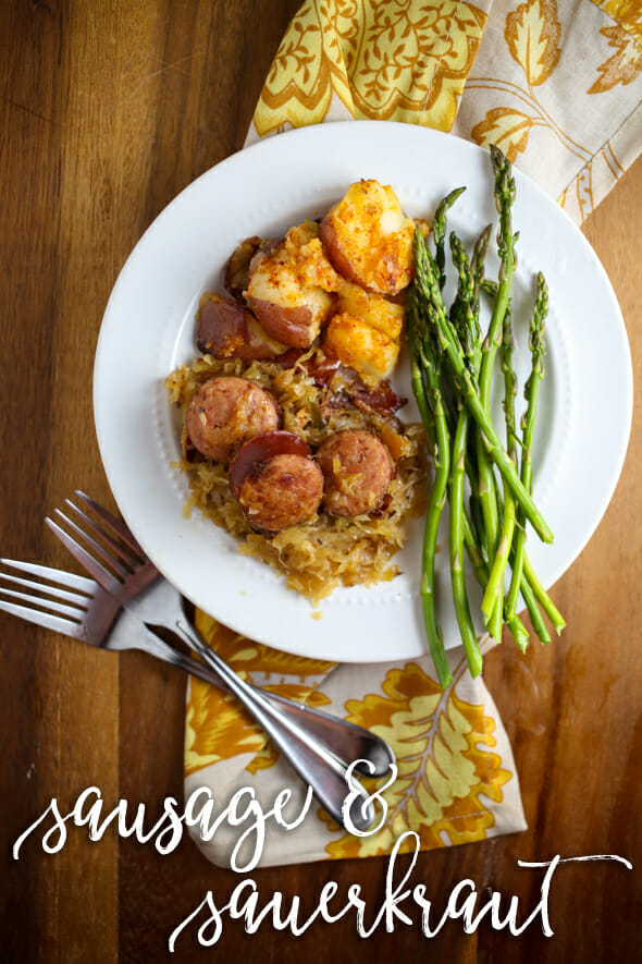 Sausage and Sauerkraut from Our Best Bites