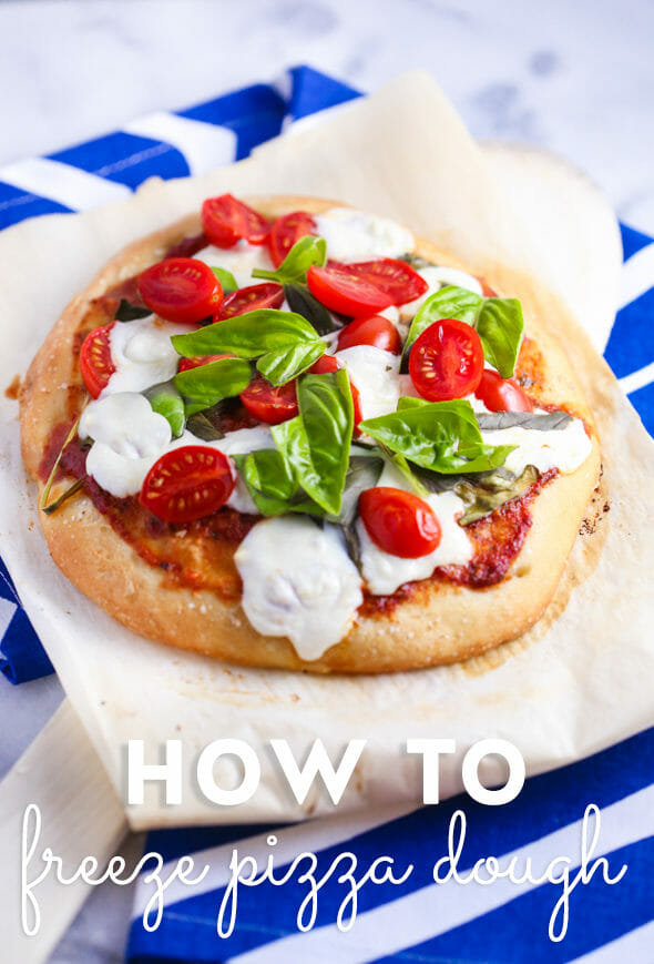 Make your own individual frozen pizza dough!