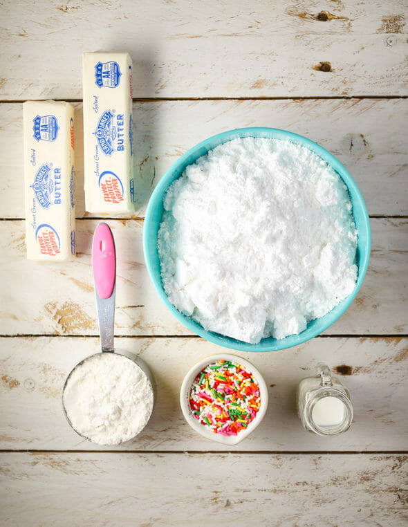 Cake Batter Frosting from Our Best Bites