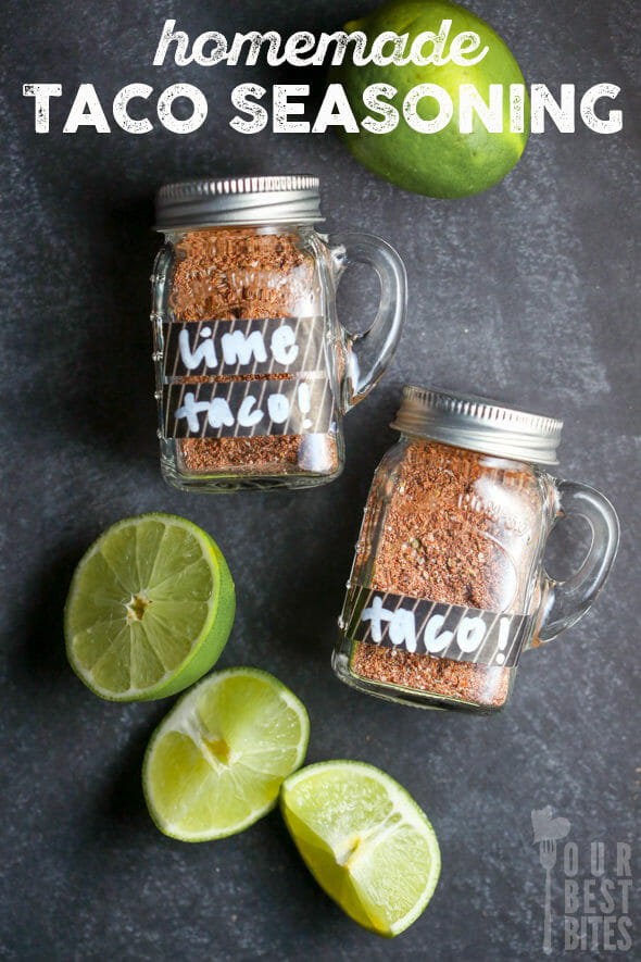 Homemade Taco Seasoning (3 varieties!) from Our Best Bites