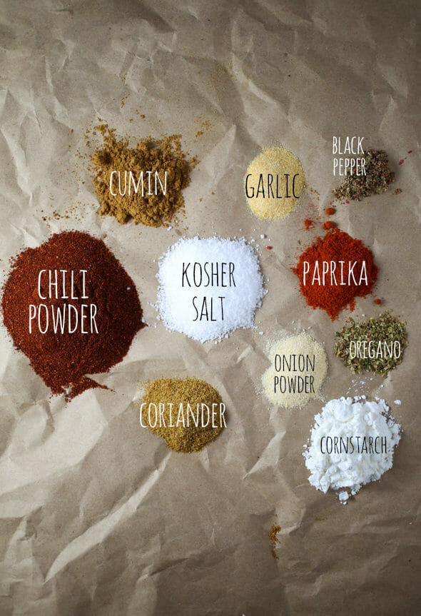 homemade taco seasoning from Our Best Bites