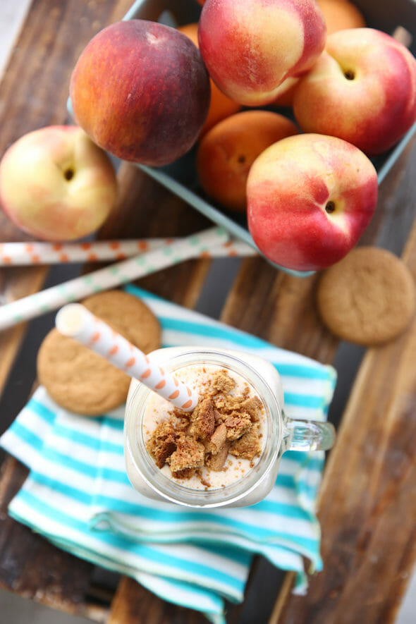 Fresh Peach Pie Shake