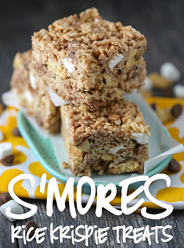 S'mores Rice Krispie Treats from Our Best Bites