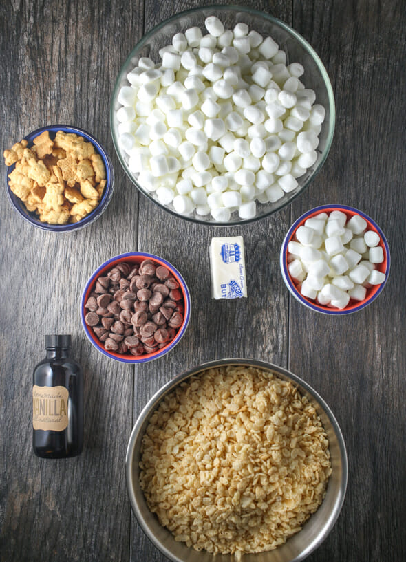 S'mores Rice Krispie Treats