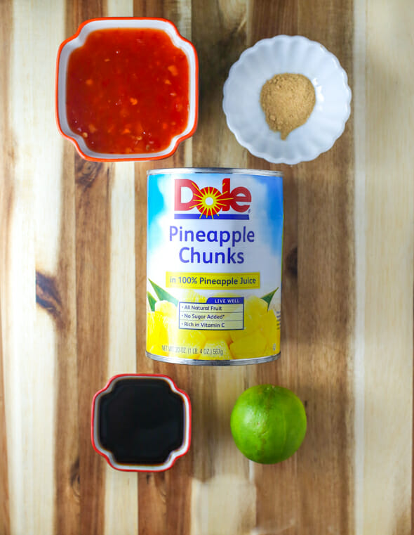 Sweet Chili Pineapple Chicken Skewers