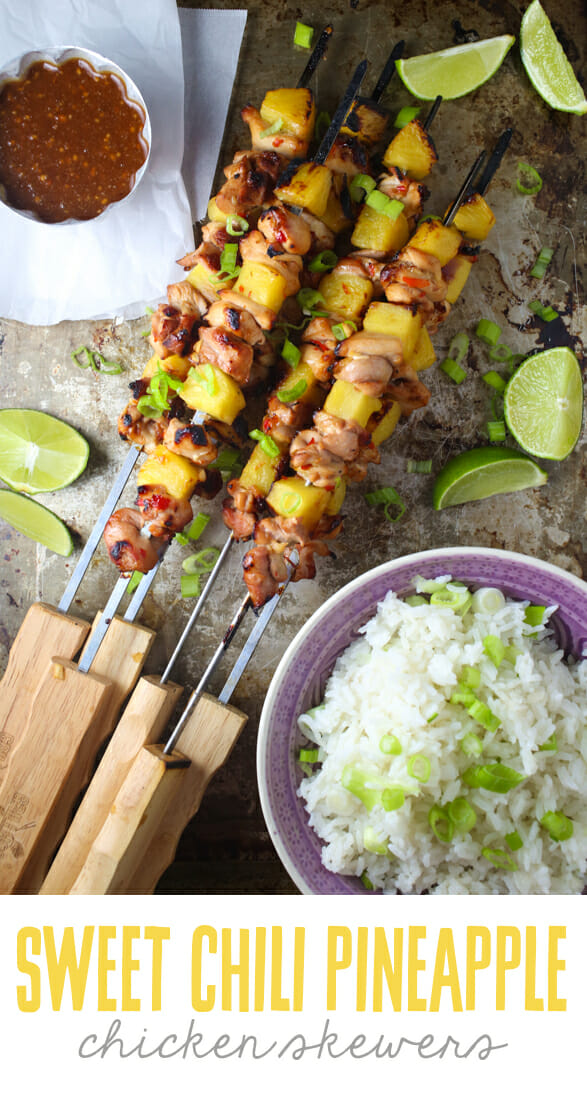 sweet chili pineapple chicken skewers1
