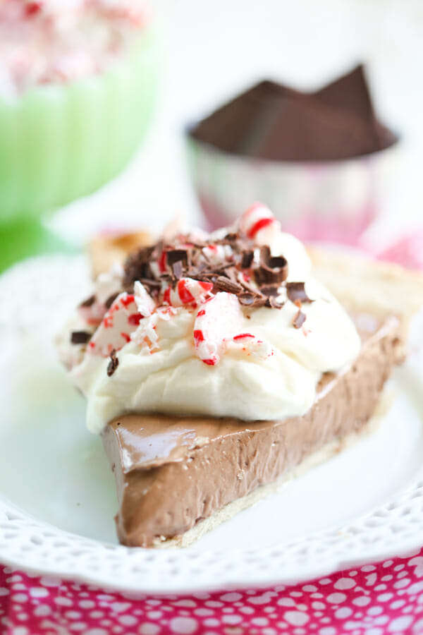 peppermint french silk pie-20