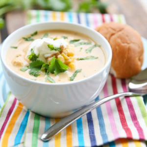 Creamy Taco Rice Soup by Our Best Bites