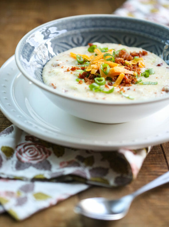 salt, and pepper. Bring just to a boil (and stir occasionally to prevent the cream from scorching