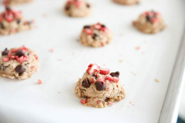 Strawberry Chocolate Chip Cookies