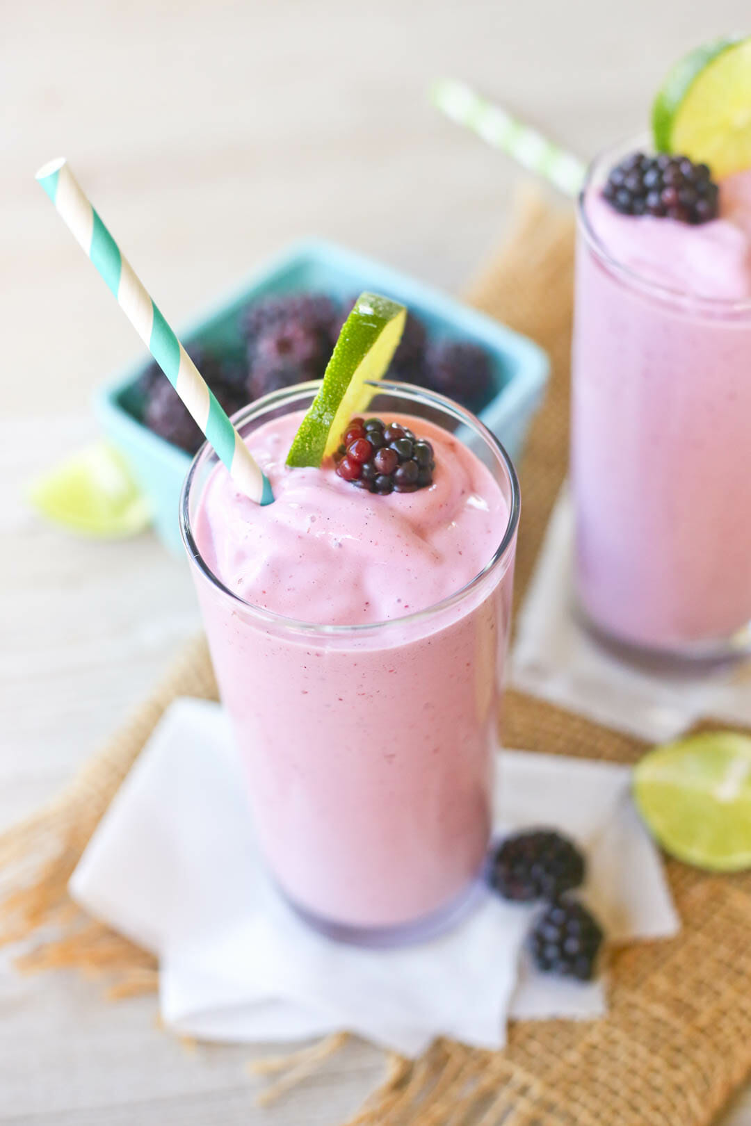 Frozen Blackberry Limeade