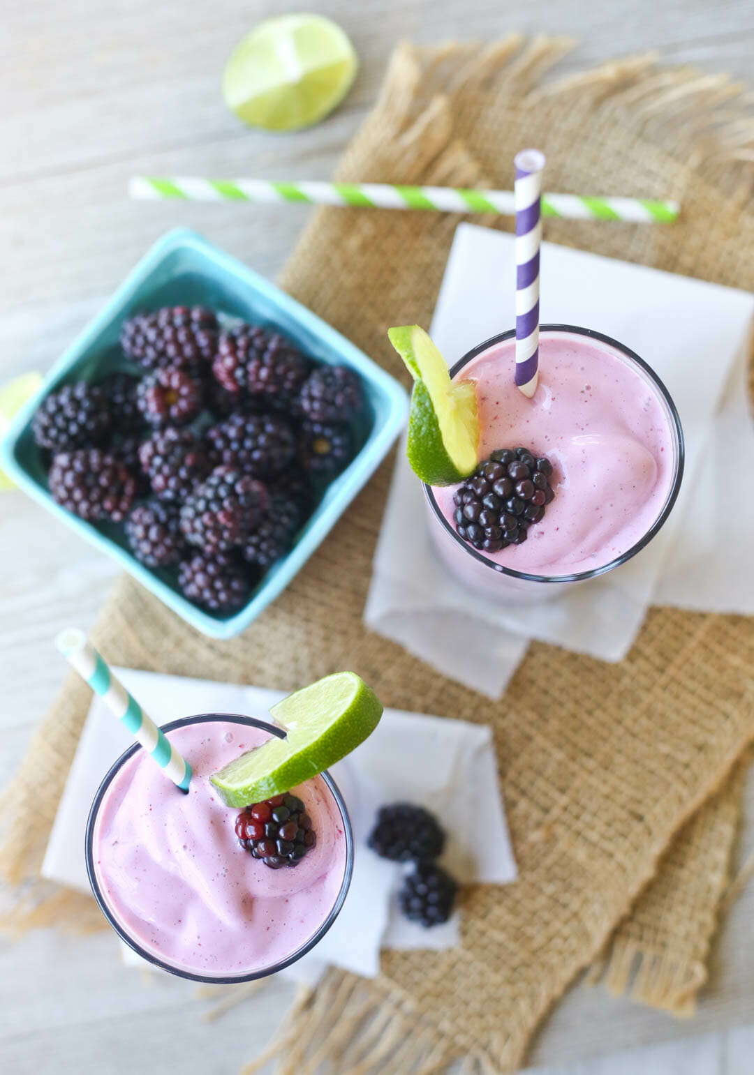 Frozen Blackberry Limeade
