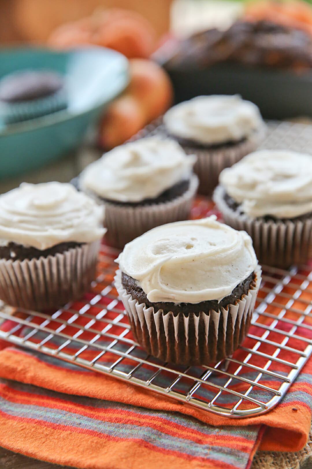 Chocolate Pumpkin Muffins