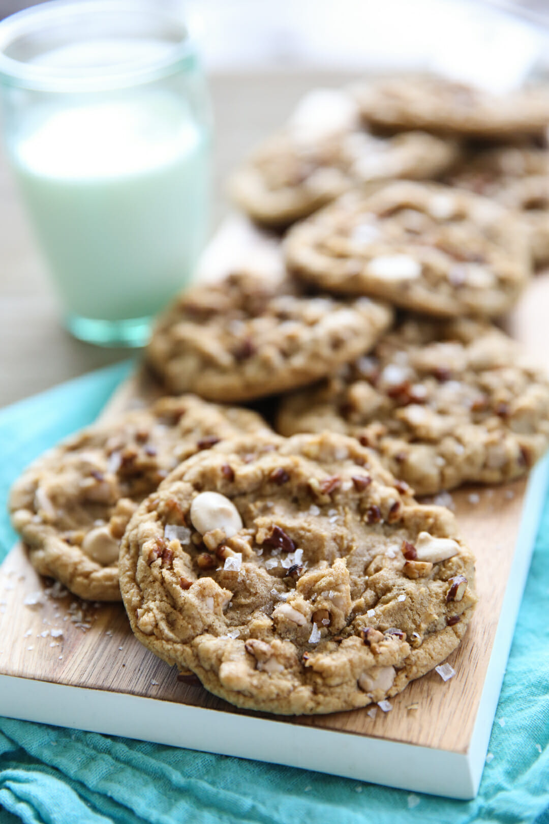 Brown Butter Salted Caramel Cookies