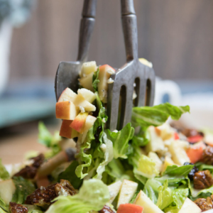 Candied Walnut Apple Salad by Our Best Bites