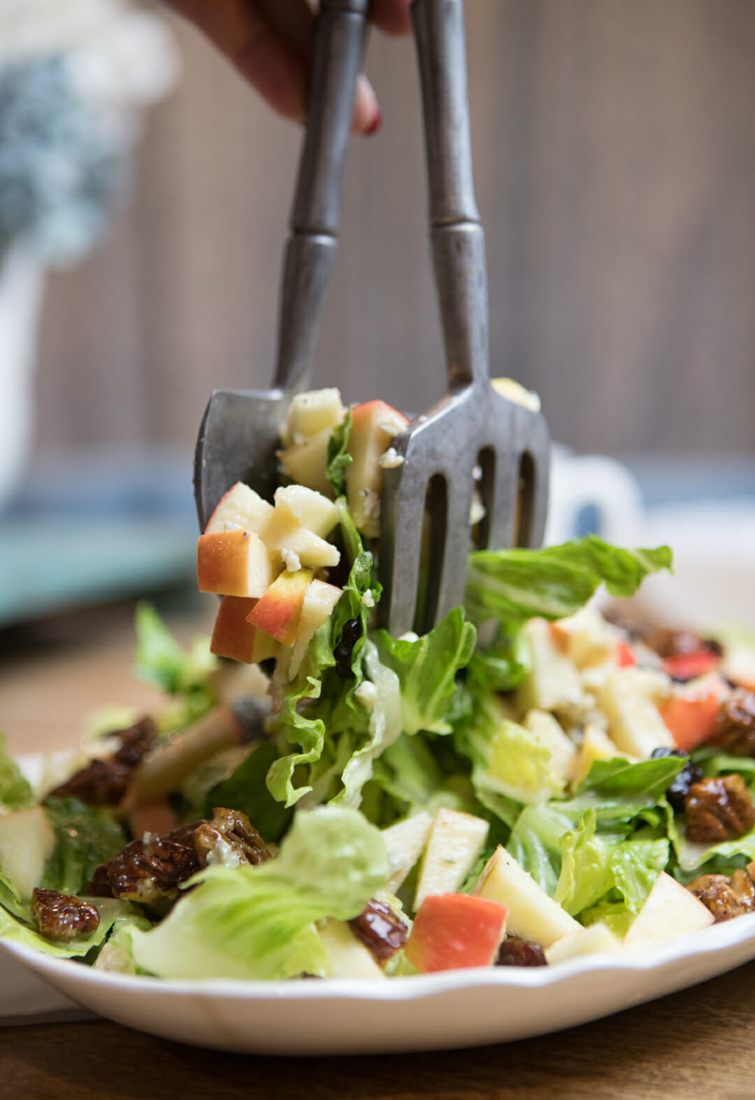Candied Walnut Apple Salad by Our Best Bites