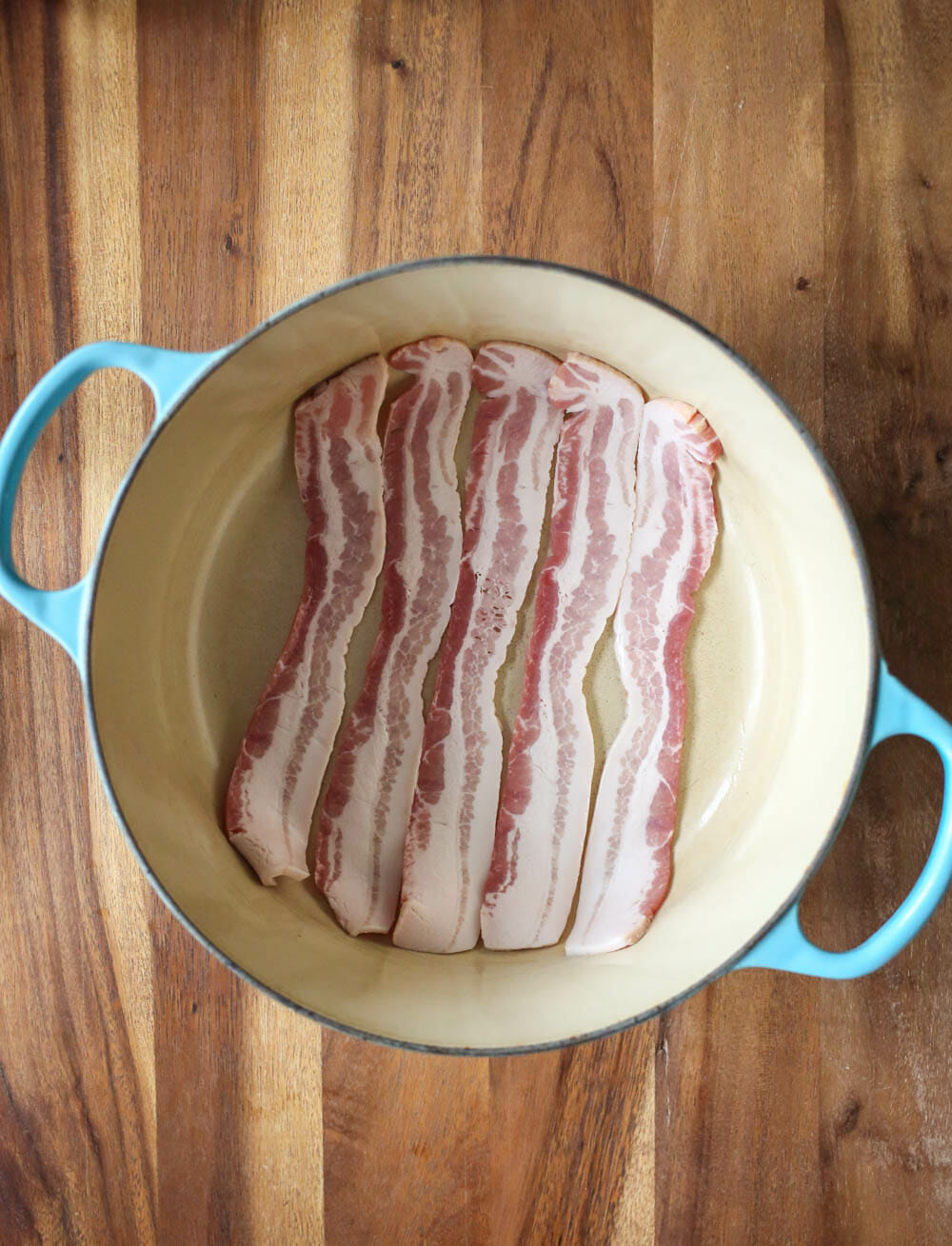Bacon in pan