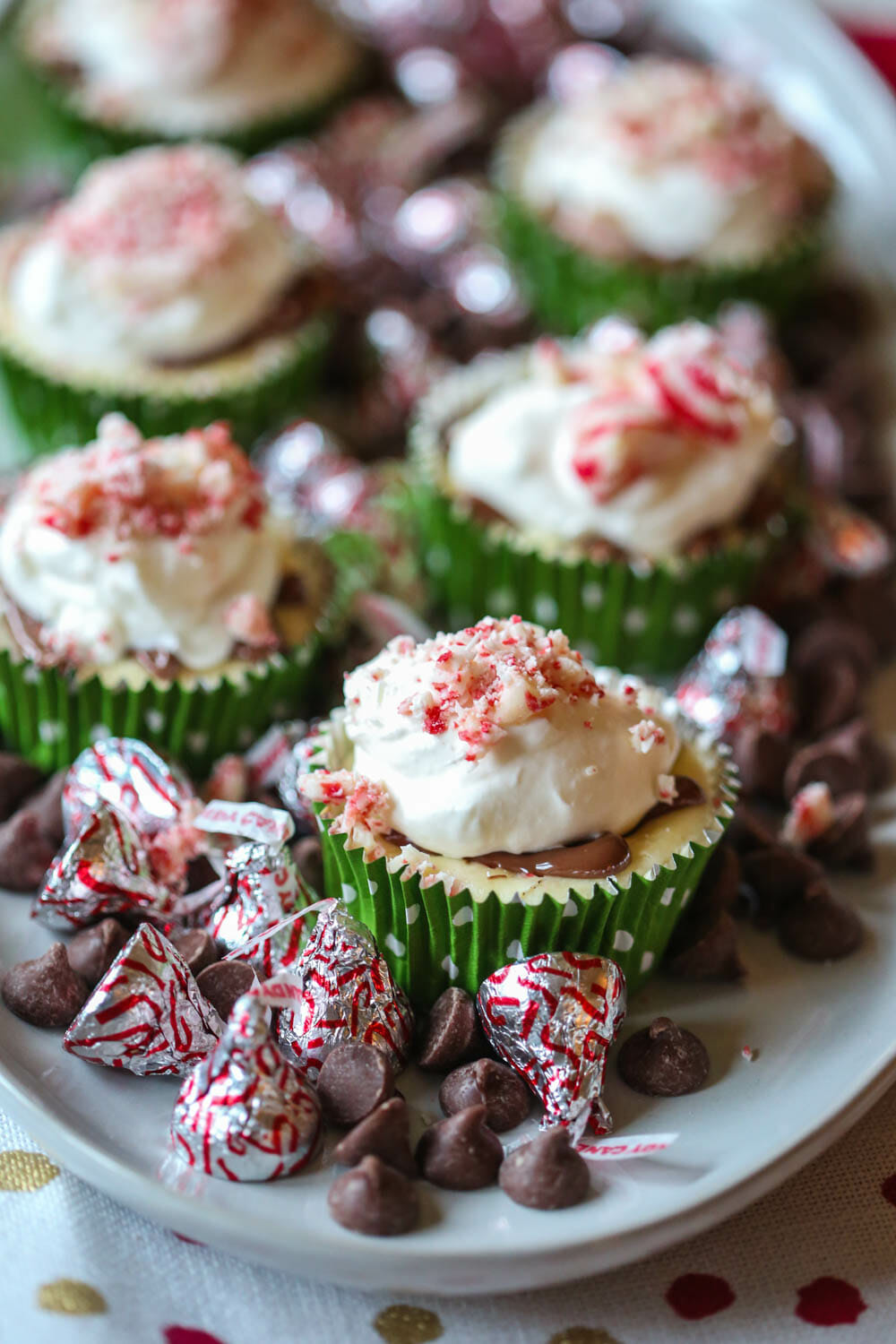 Mini Peppermint Chocolate Cheesecakes from Our Best Bites 1